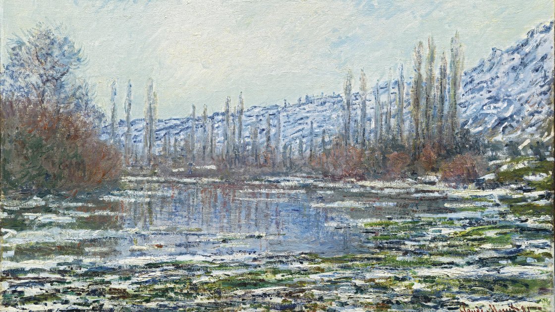 El deshielo en Vétheuil. Claude Monet