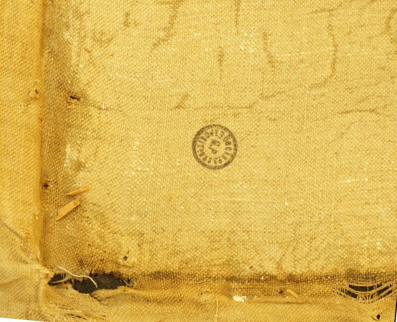Imagen del paño de lienzo con ligamento de tafetán y el estudio del tejido del mismo