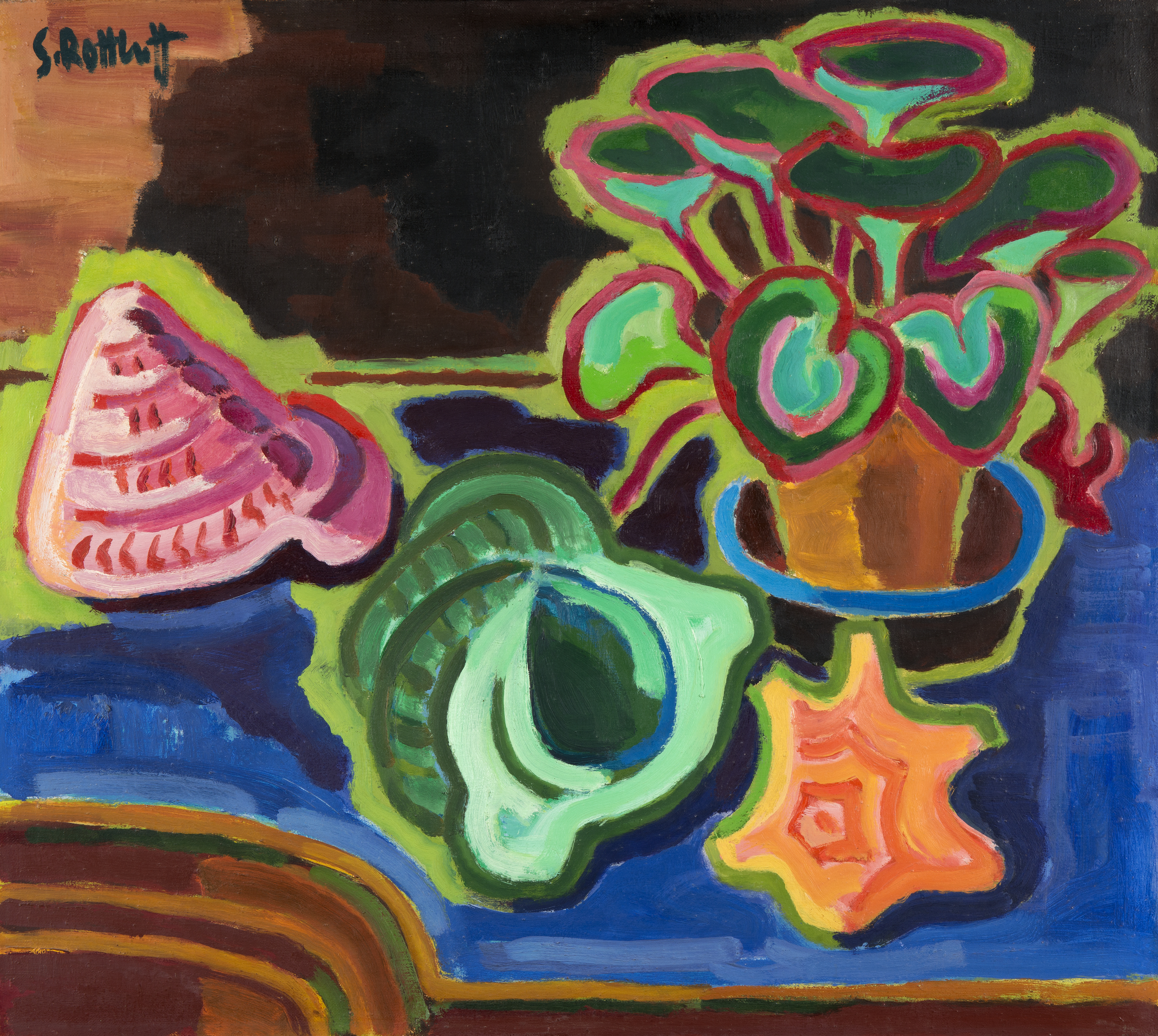 Sea Snails Schmidt Rottluff Karl. Museo Nacional Thyssen Bornemisza