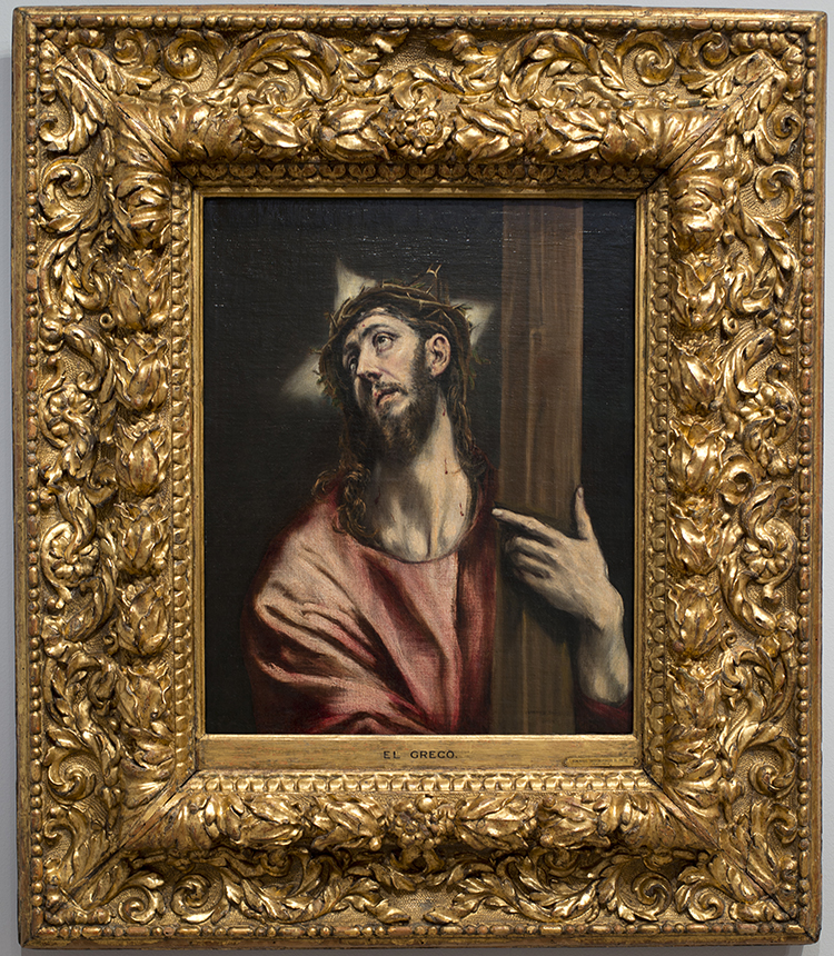 El Greco, Cristo abrazando la cruz, hacia 1587-1596. Museo Nacional Thyssen-Bornemisza, Madrid