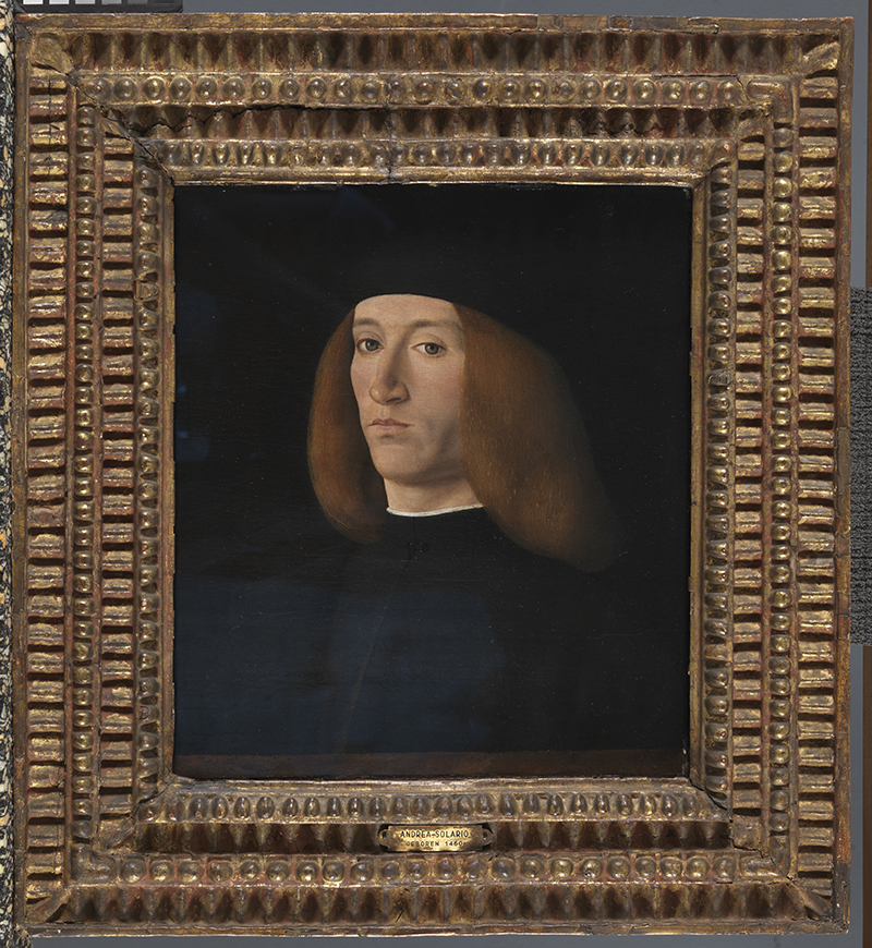 Andrea Solario, Retrato de un joven, década de 1490. Museo Nacional Thyssen-Bornemisza