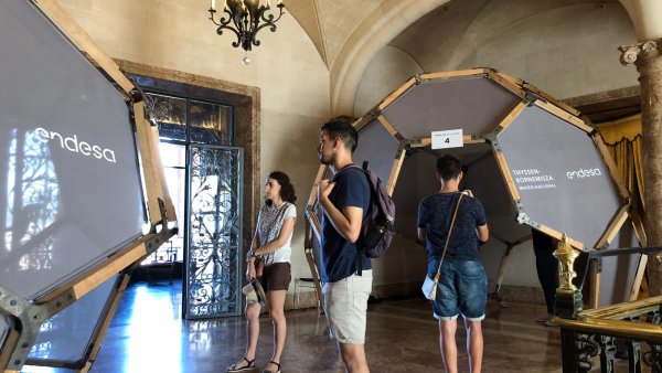 Fundación Bartolomé March Servera. Domes on the second floor