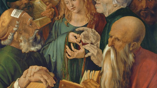 Alberto Durero. Jesús entre los doctores, 1506