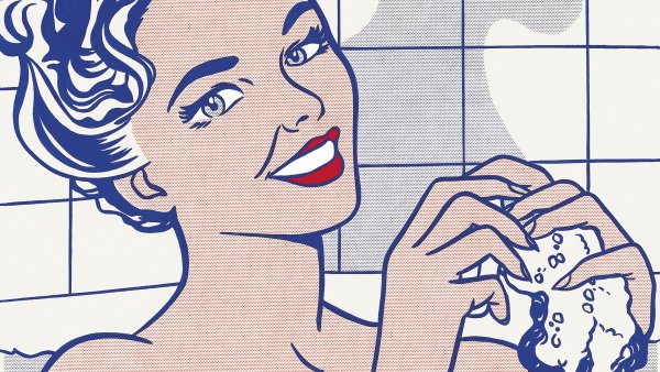 Roy Lichtenstein. Mujer en el baño, 1963