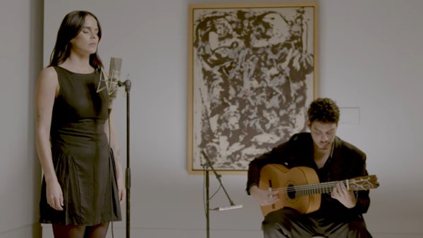 Ángeles Toledano: Soleá en la exposición Warhol, Pollock y otros espacios americanos