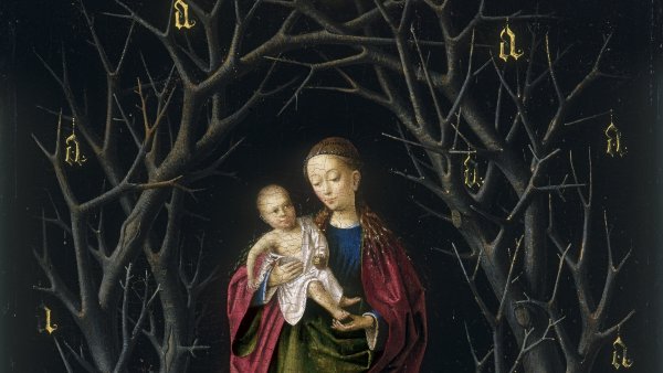 The Virgin of the Dry Tree. La Virgen del árbol seco, c. 1465