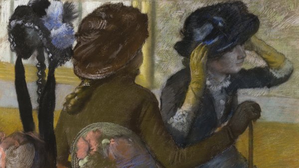 At the Milliner's. En la sombrerería, 1882