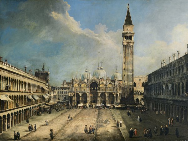 La Plaza de San Marcos en Venecia