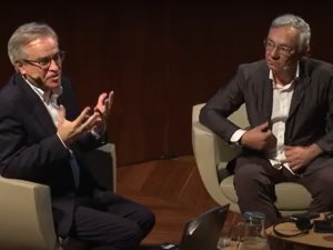 Peter Halley en España. Charla a cargo de Guillermo Solana y Peter Halley