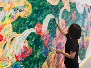Ayako Rokkaku painting Ayako Rokkaku painting