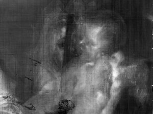 Detail of the X-ray of Rubens’s “Venus and Cupid” Detail of the X-ray of Rubens’s “Venus and Cupid”