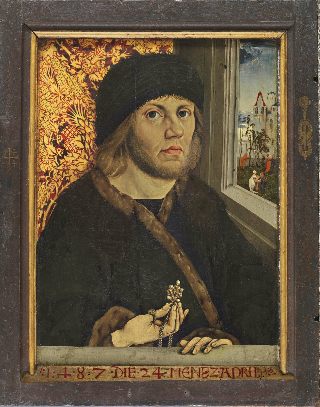 Wolfgang Beurer. Retrato de Johann von Rückingen (?) (anverso)