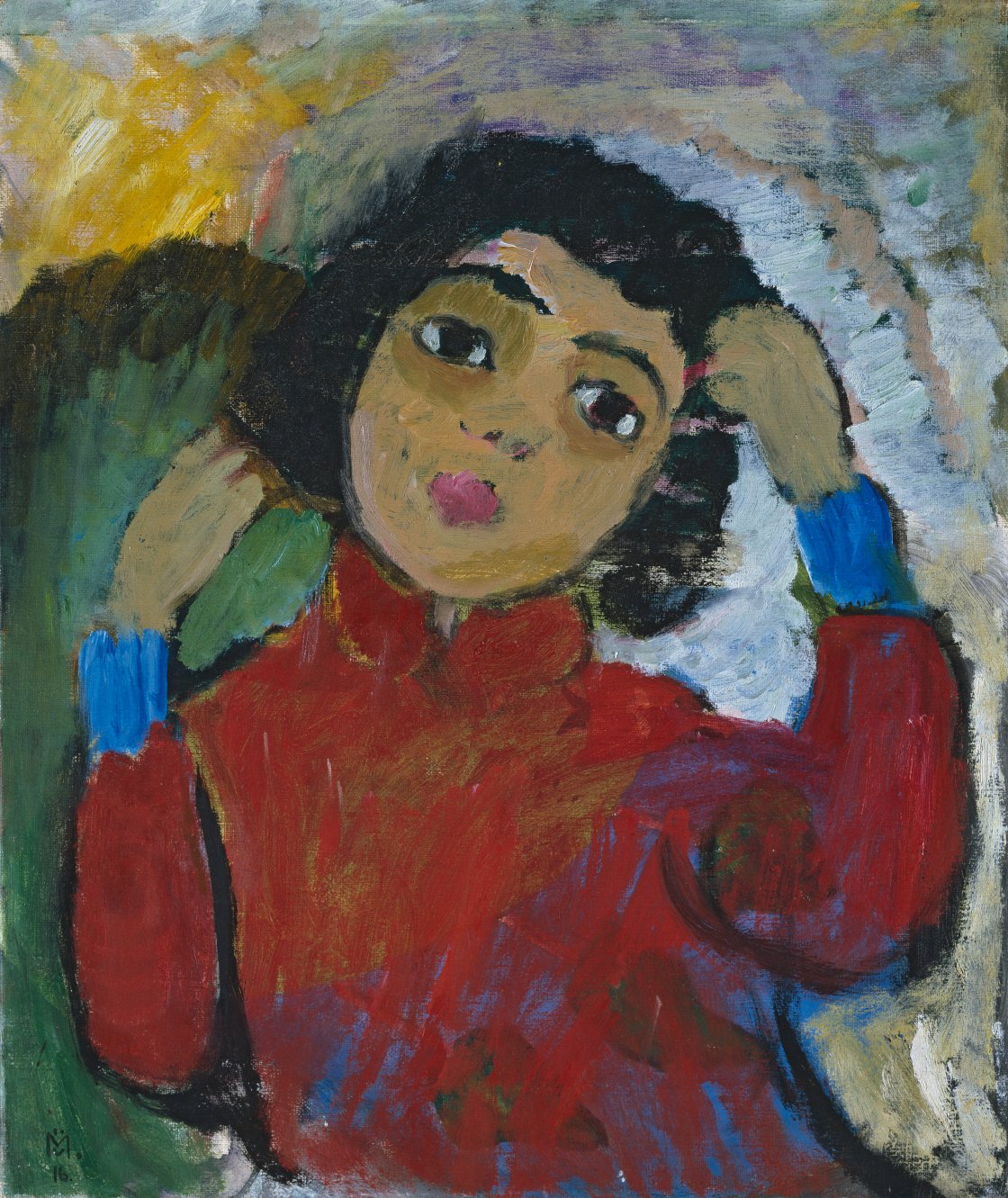 Gabriele Münter. Portrait of a Child (Iwan)