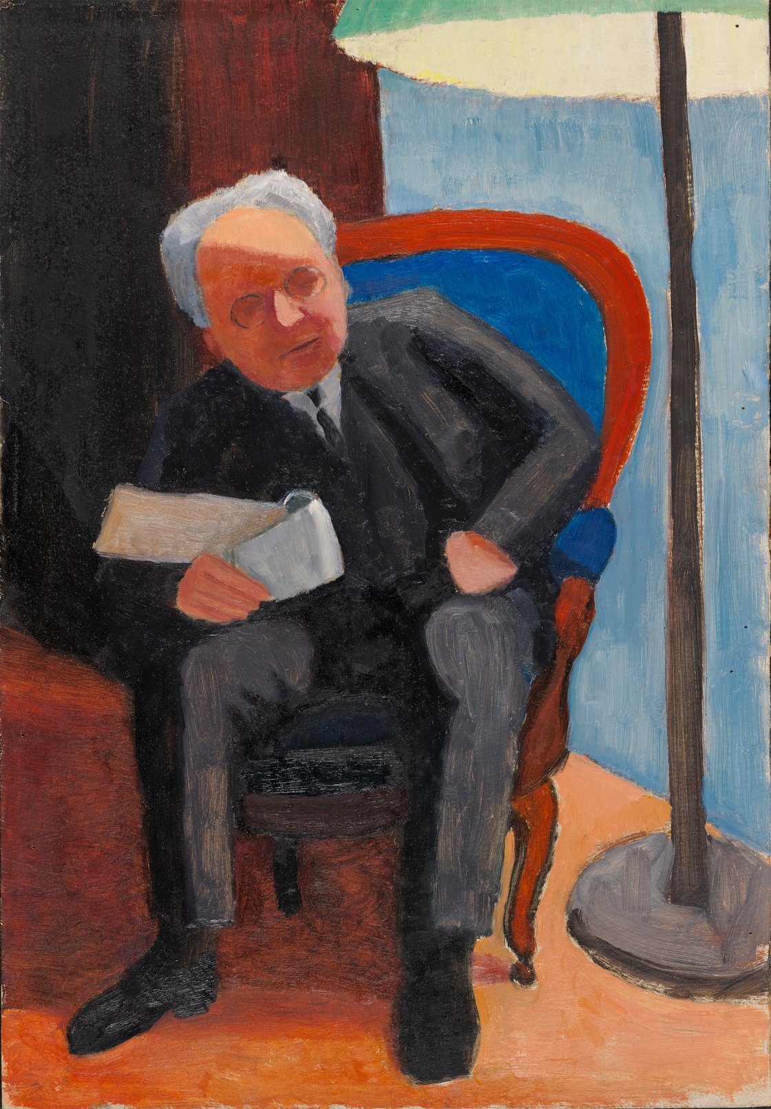 Gabriele Münter. Segal seated