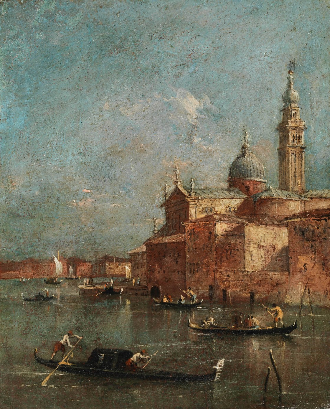 Francesco Guardi. La isla de San Giorgio Maggiore, hacia 1790 