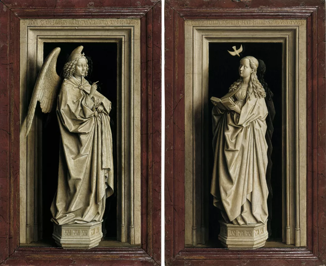 Jan van Eyck. The Annunciation Diptych Jan van Eyck. The Annunciation Diptych