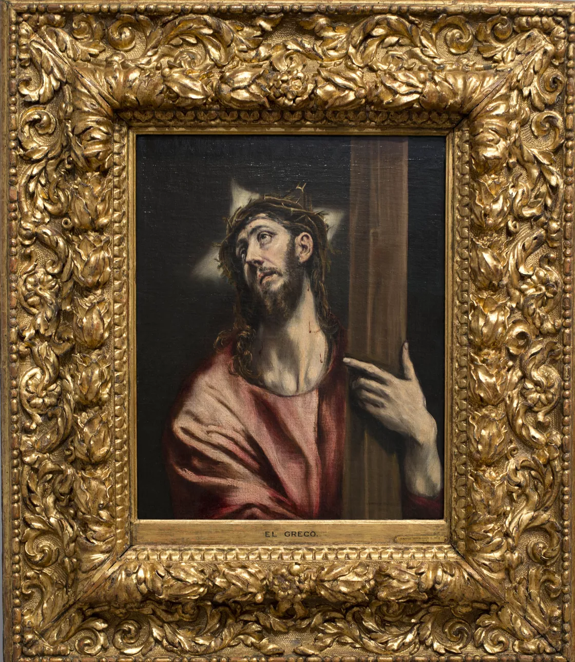 El Greco (Doménikos Theotokópoulos). Christ with the Cross El Greco (Doménikos Theotokópoulos). Christ with the Cross