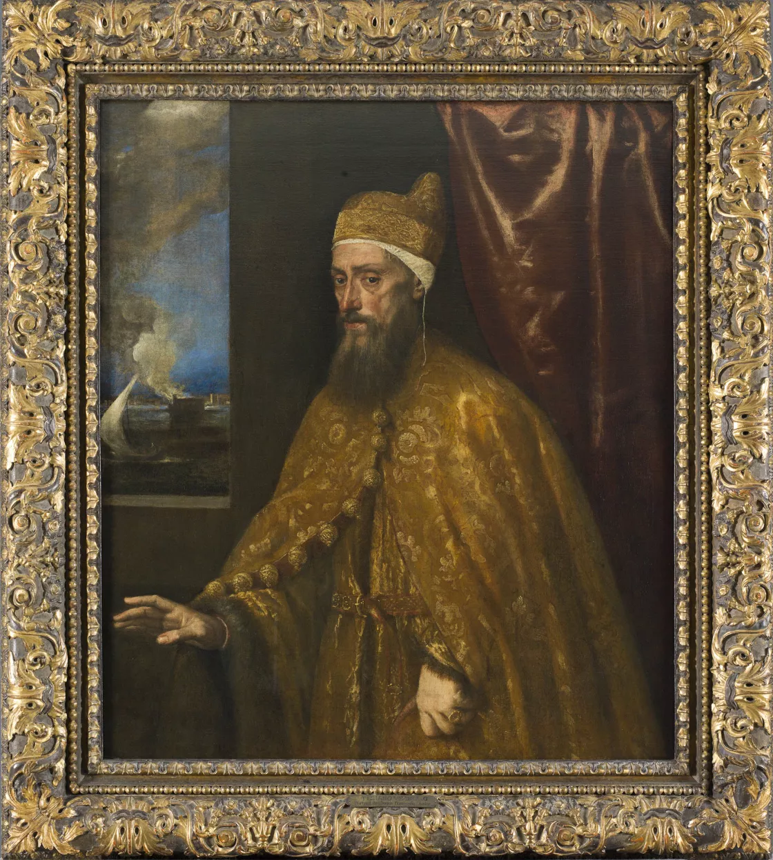 Titian. Portrait of Doge Francesco Venier Titian. Portrait of Doge Francesco Venier