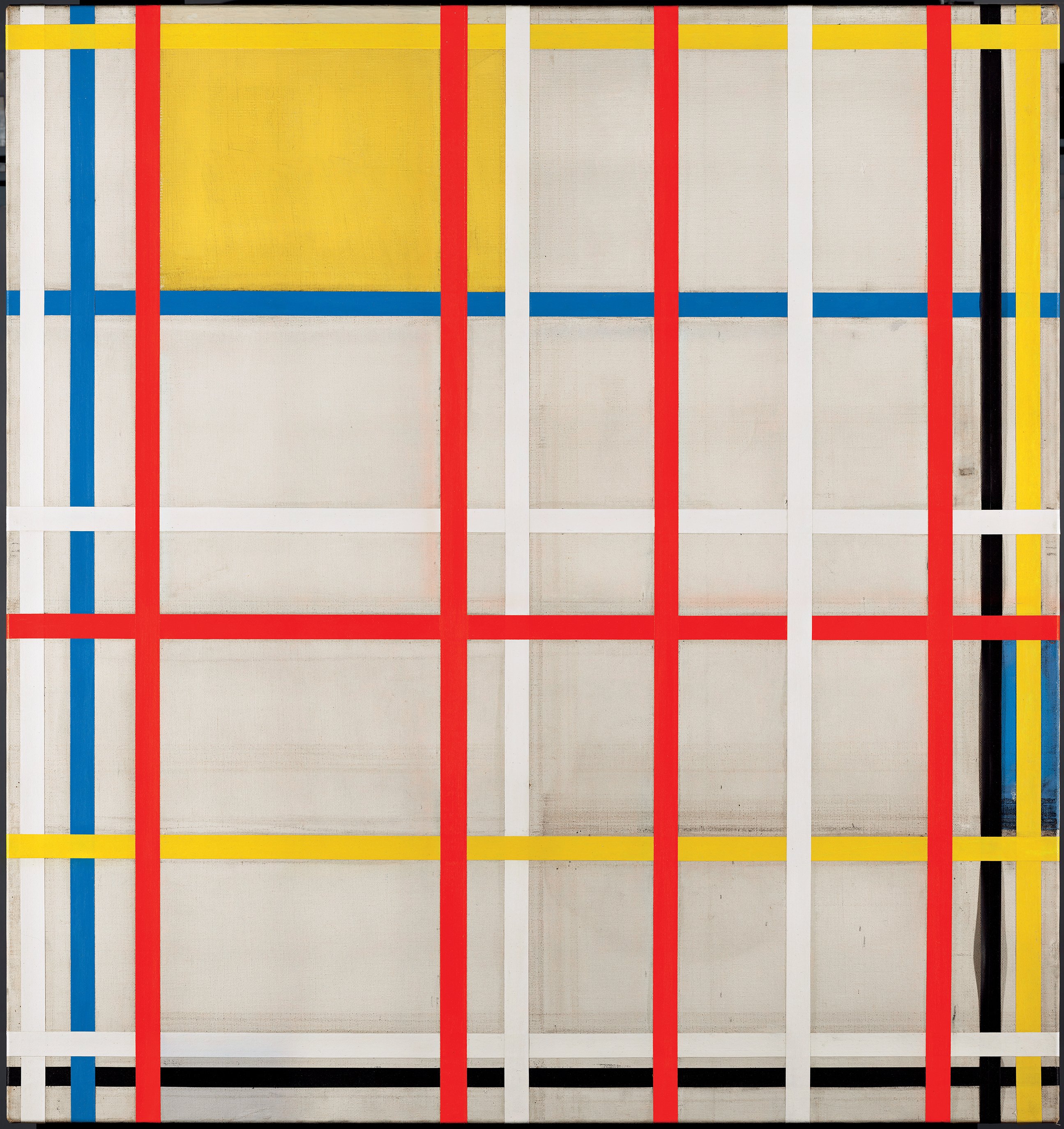 New York City, 3 (unfinished) - Mondrian, Piet. Museo Nacional Thyssen ...