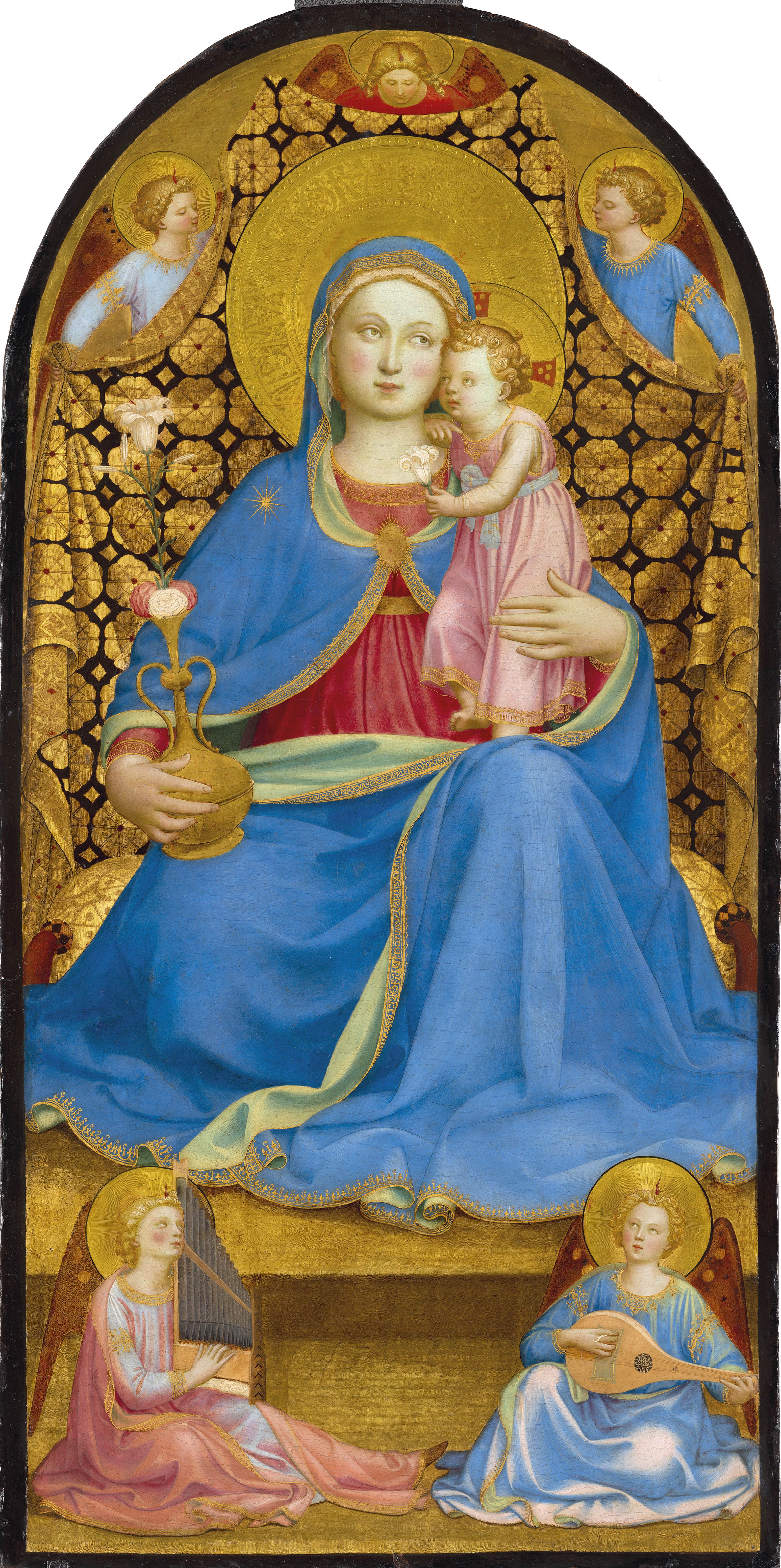 The Virgin of Humility. La Virgen de la Humildad, c. 1433-1435