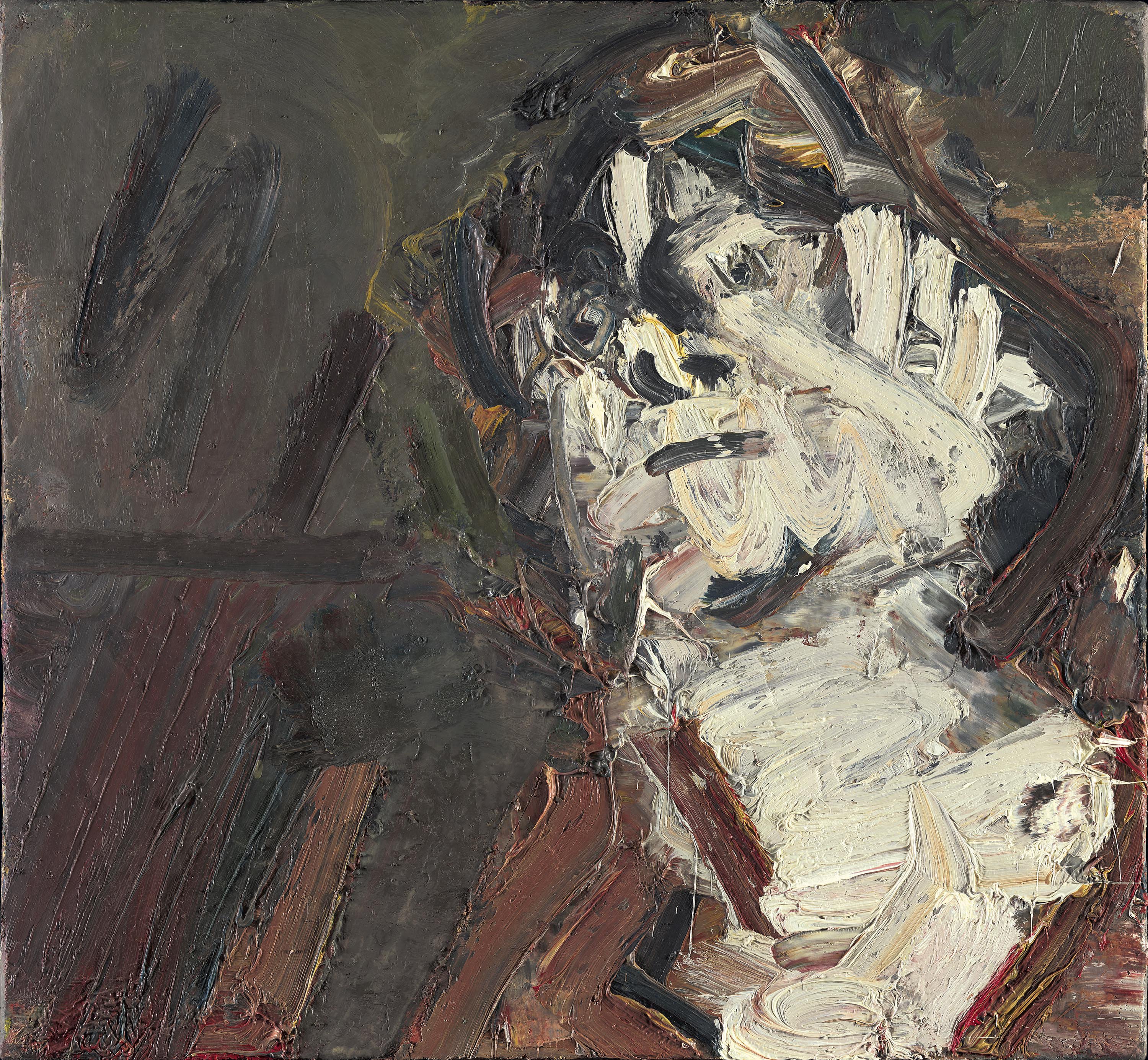 Cabeza de J. Y. M.. Frank Auerbach