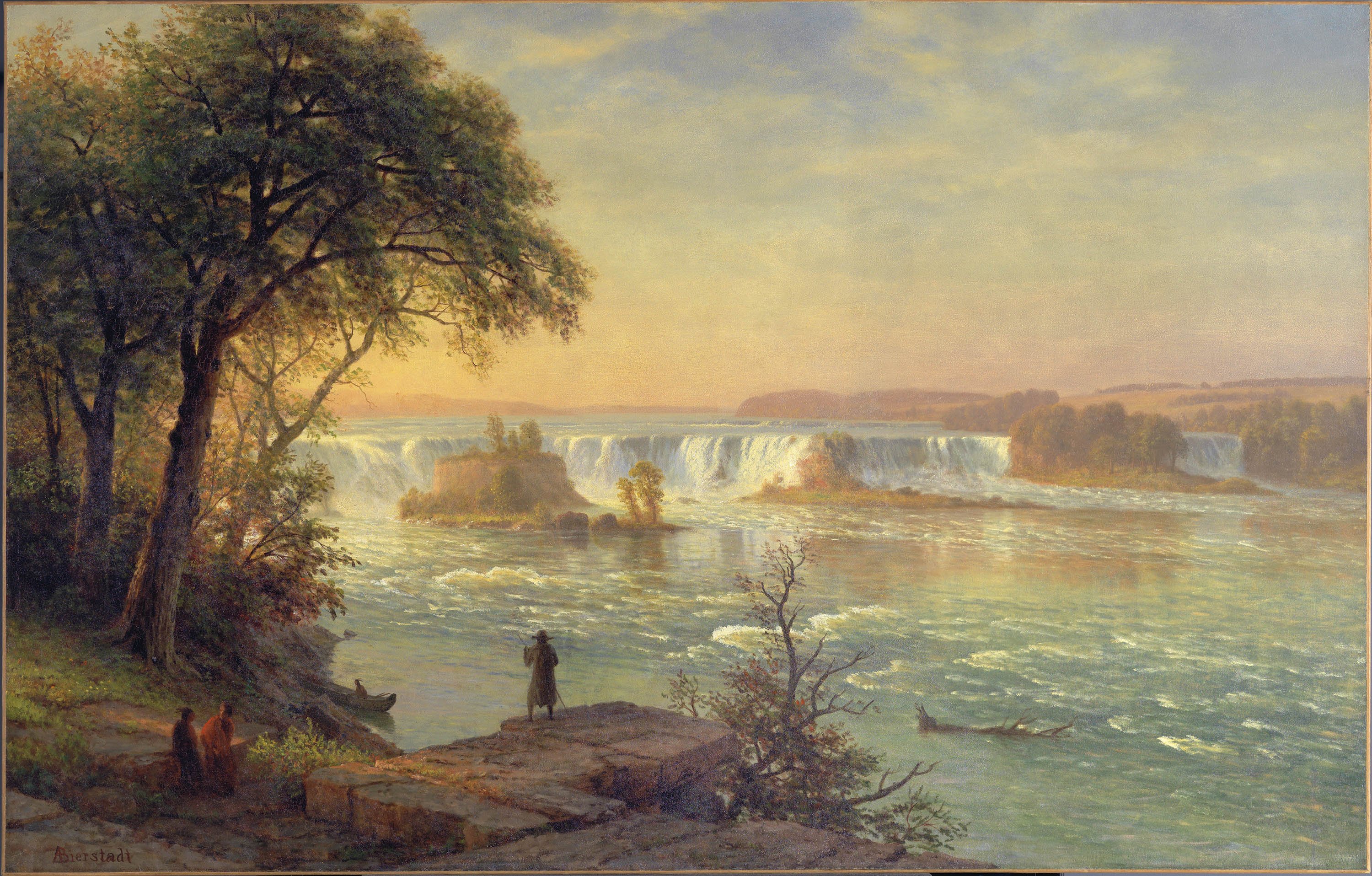 Las cataratas de San Antonio. Albert Bierstadt