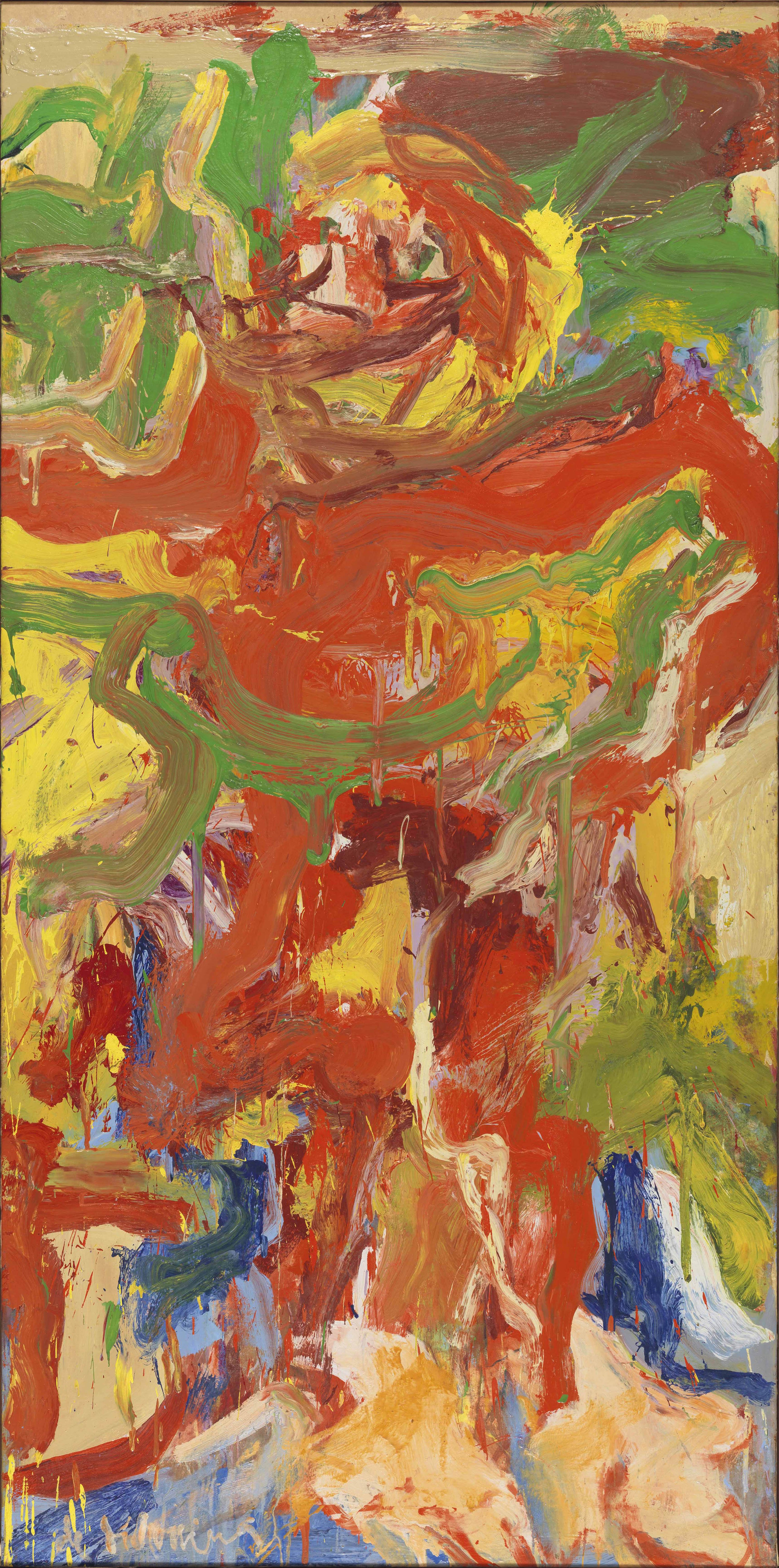 Hombre rojo con bigote. Willem de Kooning