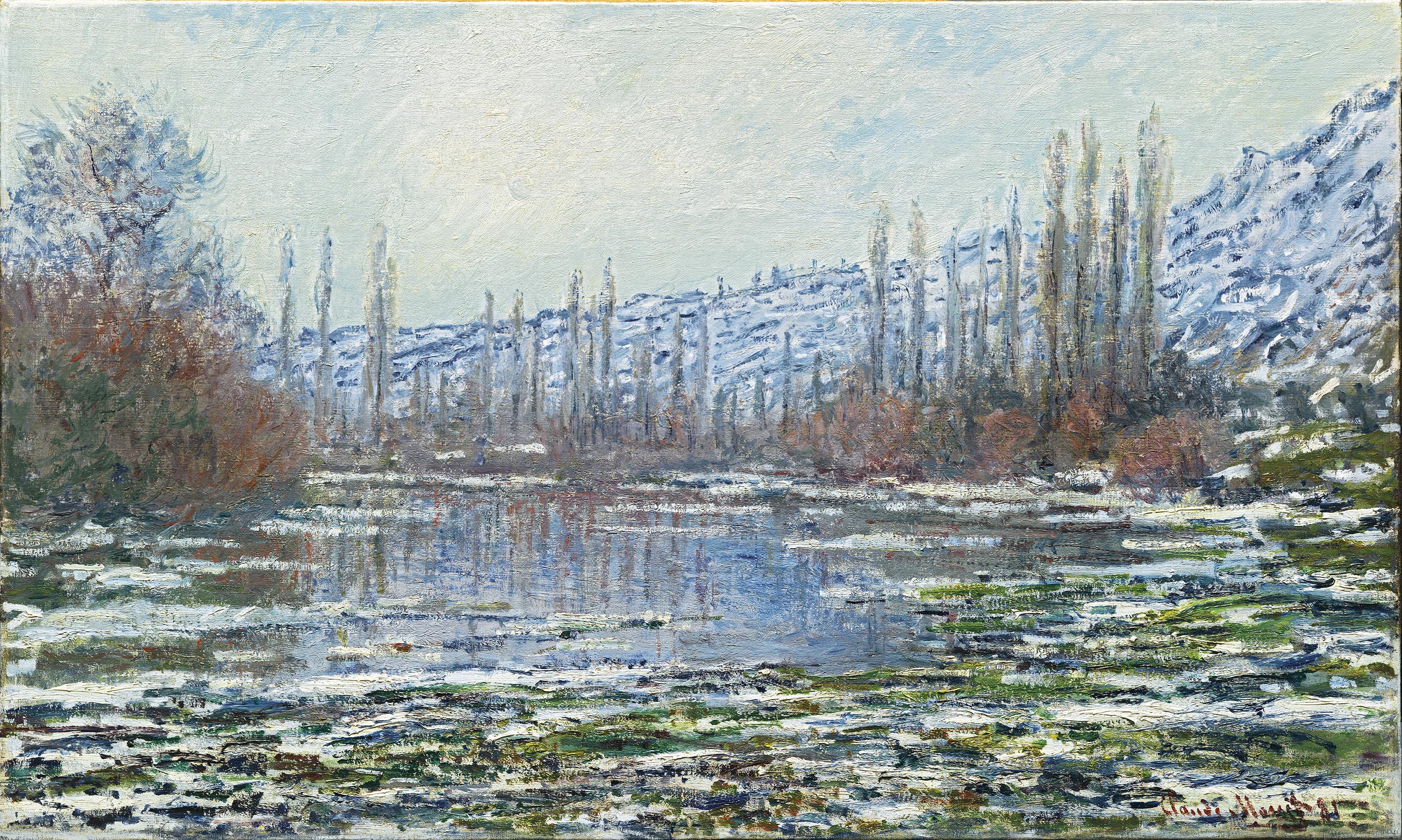 El deshielo en Vétheuil. Claude Monet