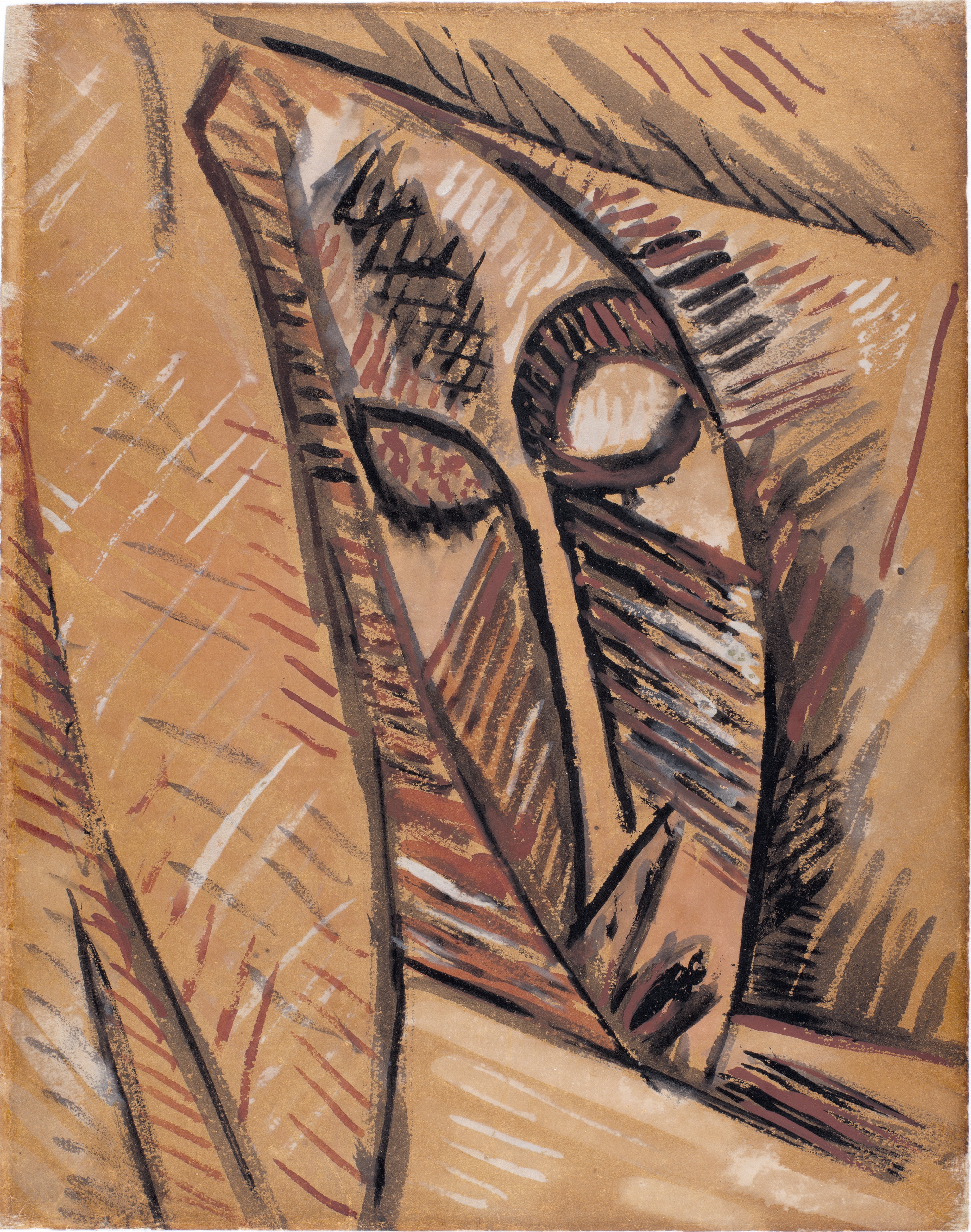 Study for the Head of "Nude with Drapery". Estudio para la cabeza de "Desnudo con paños", verano de 1907