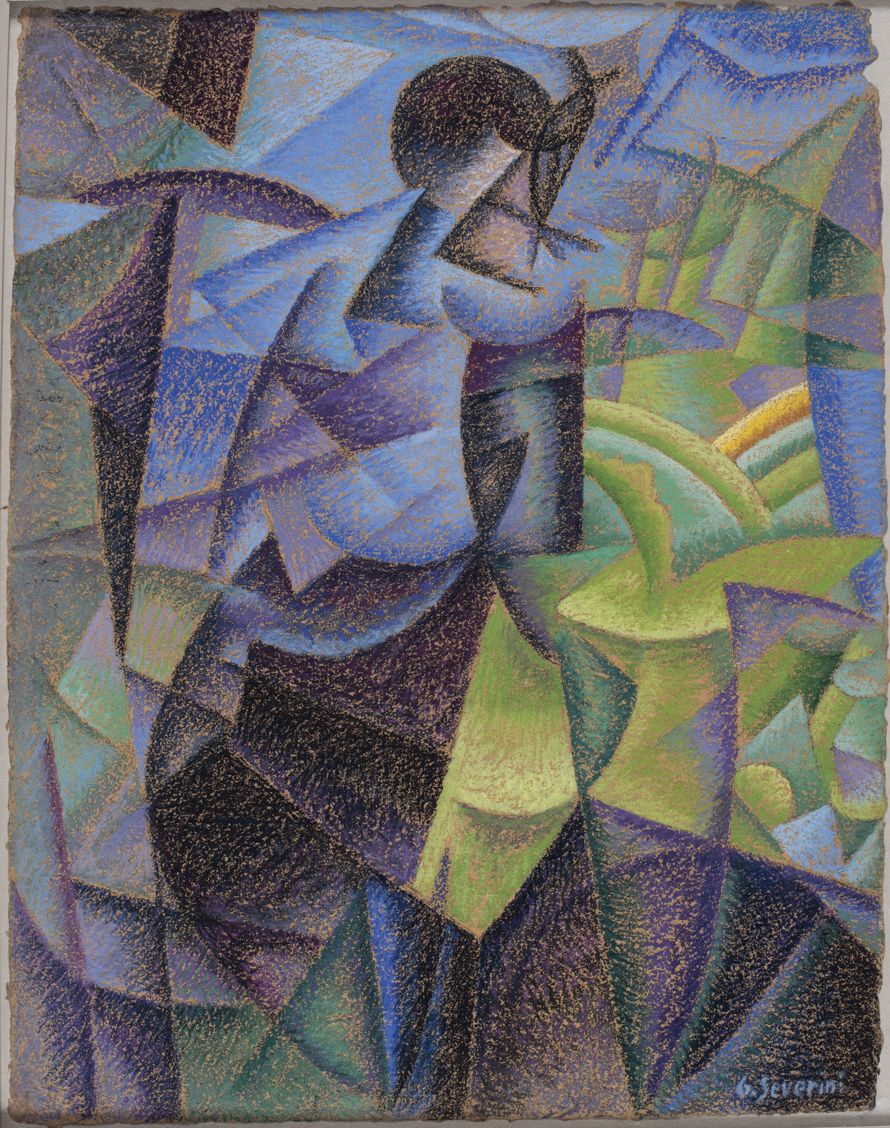 Mujer en la ventana. Gino Severini