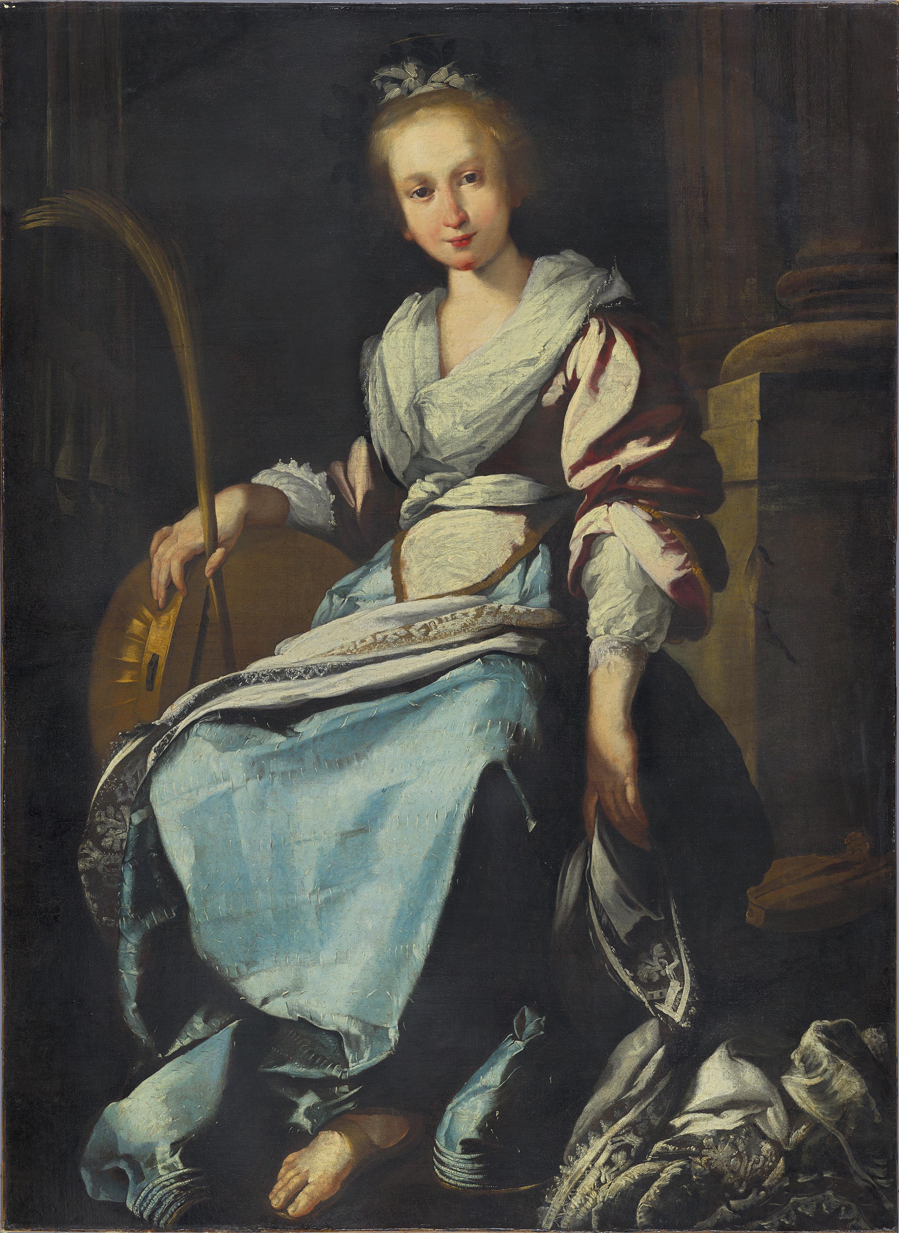 Santa Cecilia. Bernardo (taller de) Strozzi