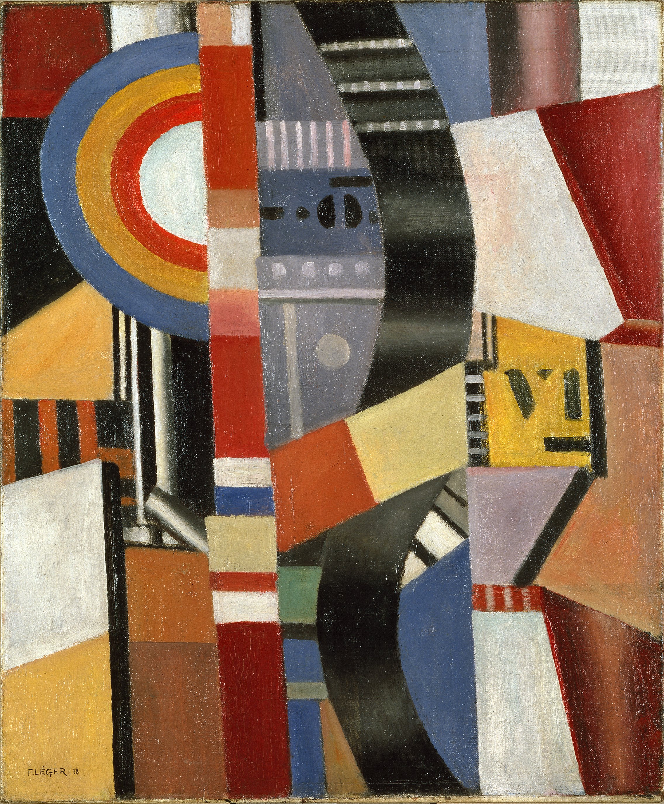 The Disc - Léger, Fernand. Museo Nacional Thyssen-Bornemisza