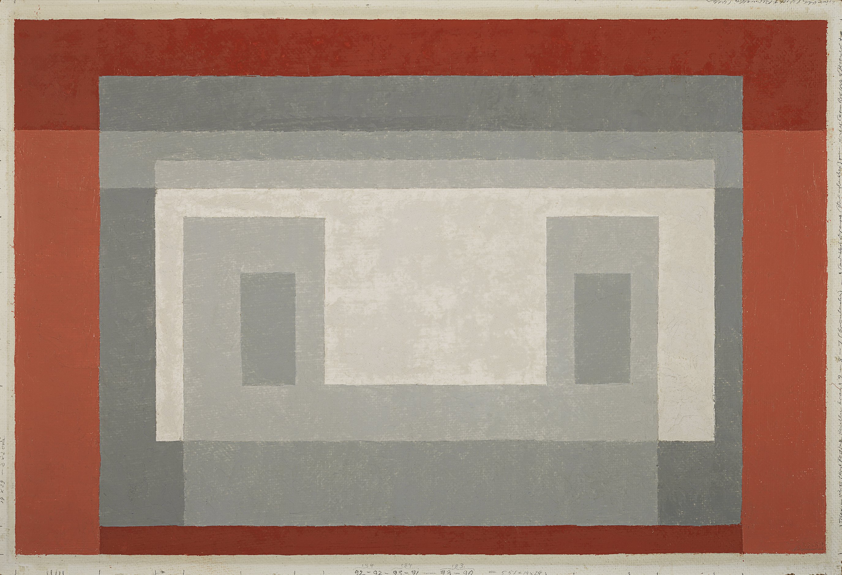 Casa Blanca B - Albers, Josef. Museo Nacional Thyssen-Bornemisza