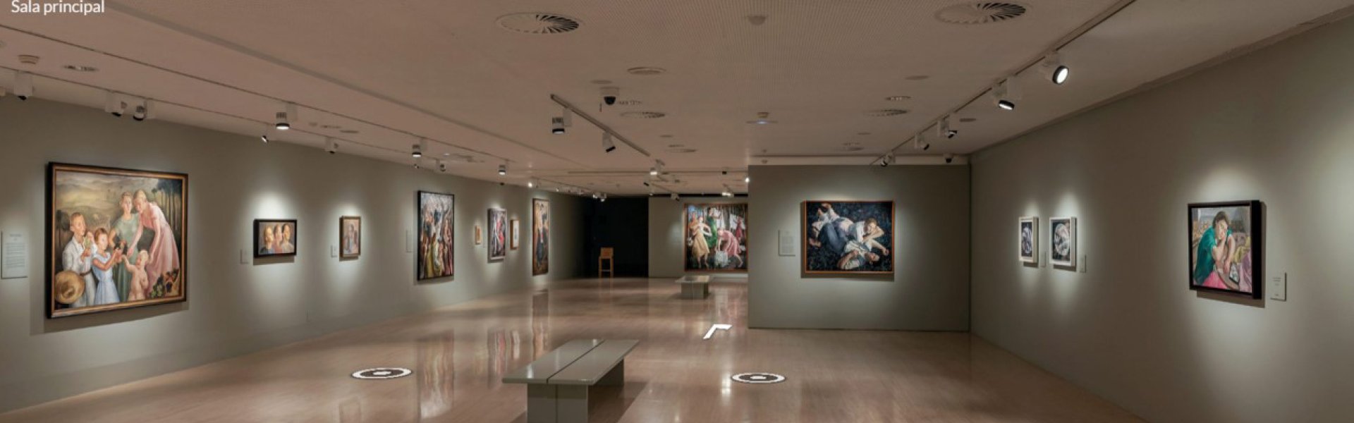 Salas de la exposición temporal "Rosario de Velasco"