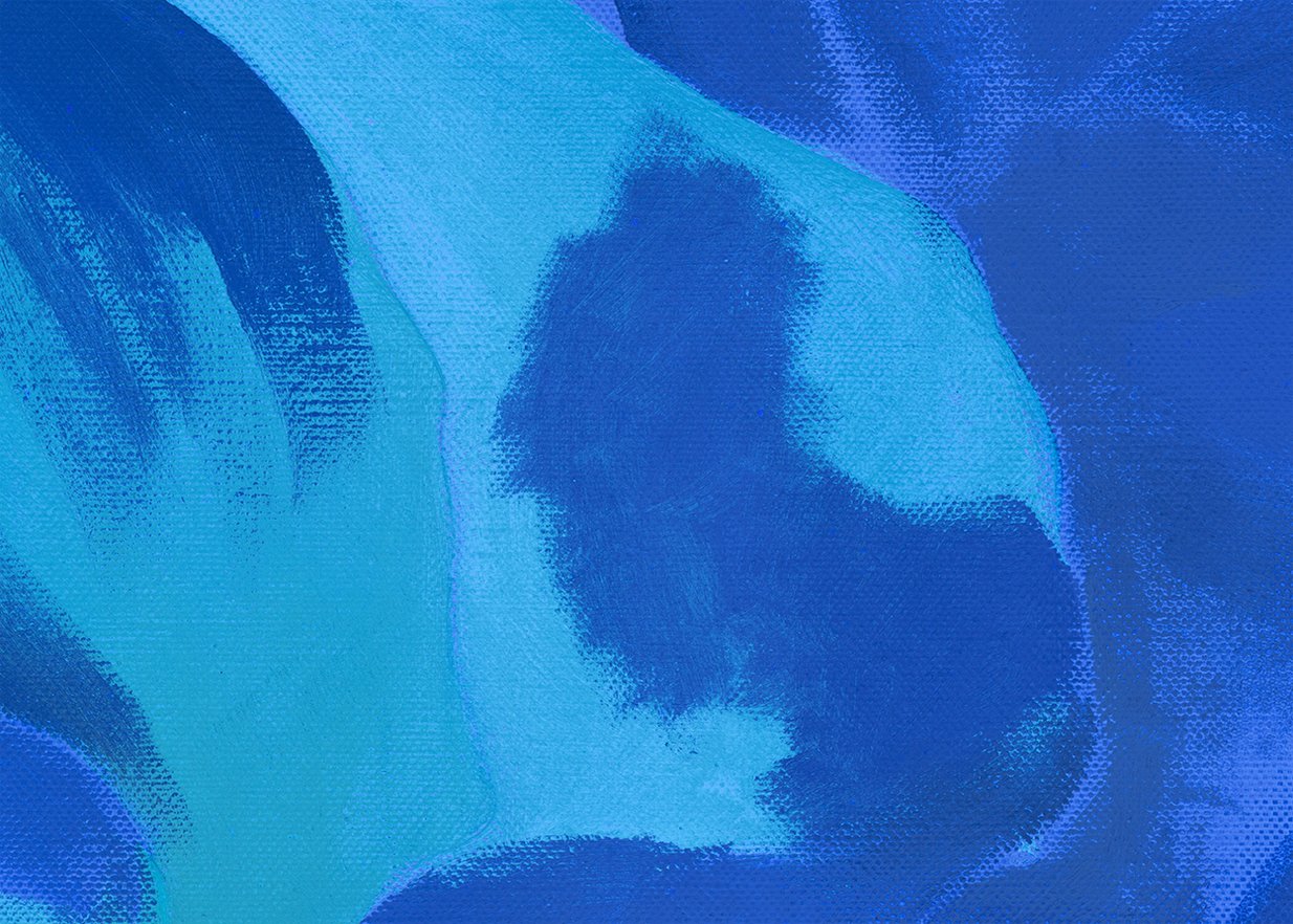 Detalle de la imagen ultravioleta de la obra “Lirio blanco n.º 7”, 1957