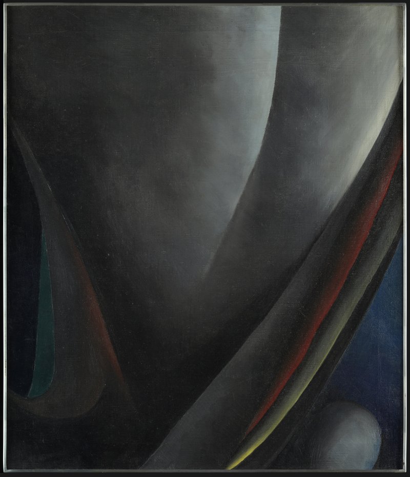 Image visible of the painting “Abstraction. Blind I”, 1921