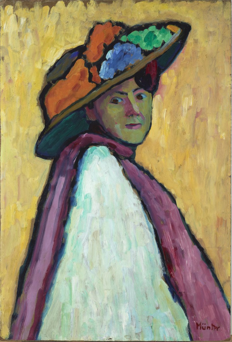 Gabriele Münter. Portrait of Marianne von Werefkin, 1909