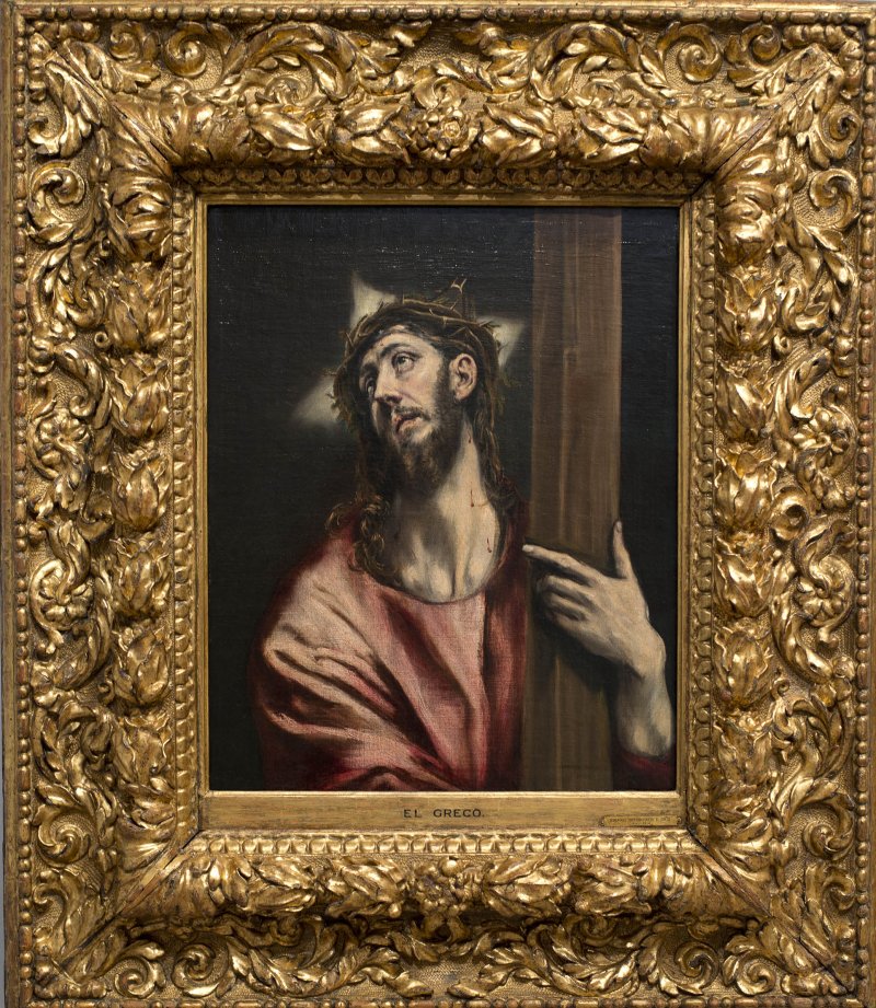 El Greco (Doménikos Theotokópoulos). Christ with the Cross