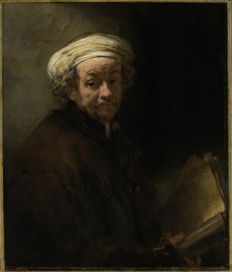 Rembrandt. Autorretrato como el apóstol san Pablo