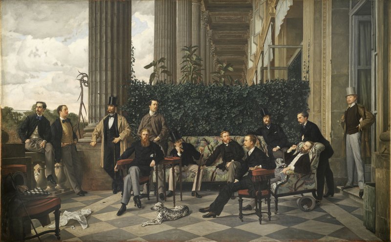 James Tissot. The Circle of the Rue Royale  