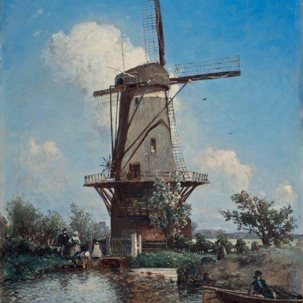 Molino cerca de Delft