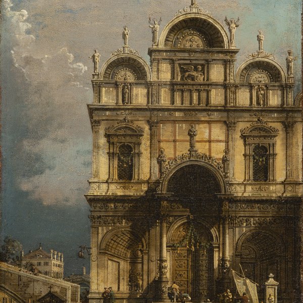 The Grand Canal from San Vio, Venice - Canaletto. Museo Nacional Thyssen- Bornemisza