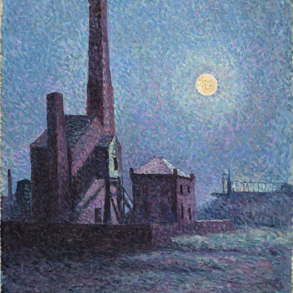 Factory in the Moonlight