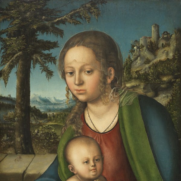 The Virgin and Child with a Bunch of Grapes