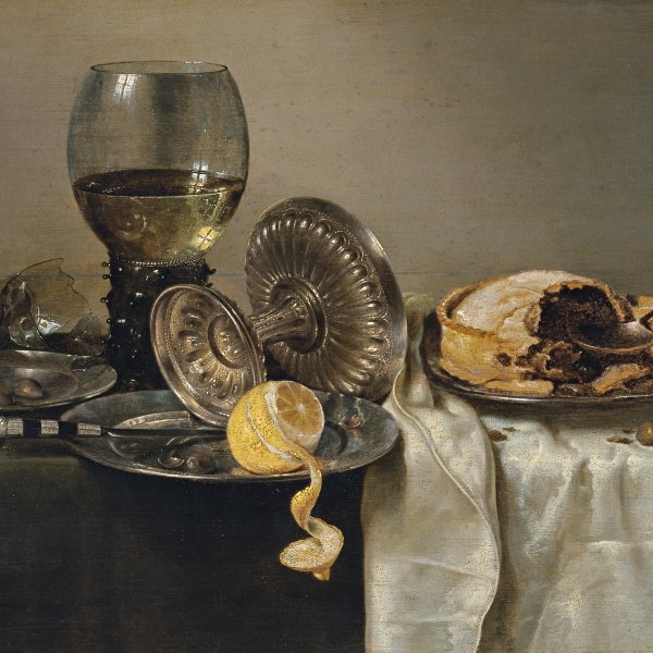 Still Life with Fruit Pie and various Objects