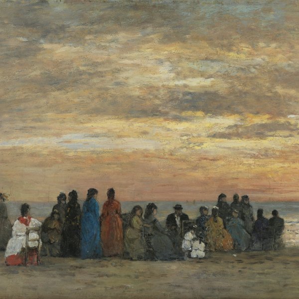 Figures on the Beach in Trouville