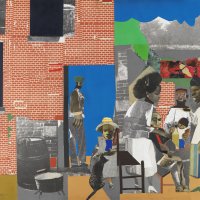 Domingo después del sermón. Romare Bearden