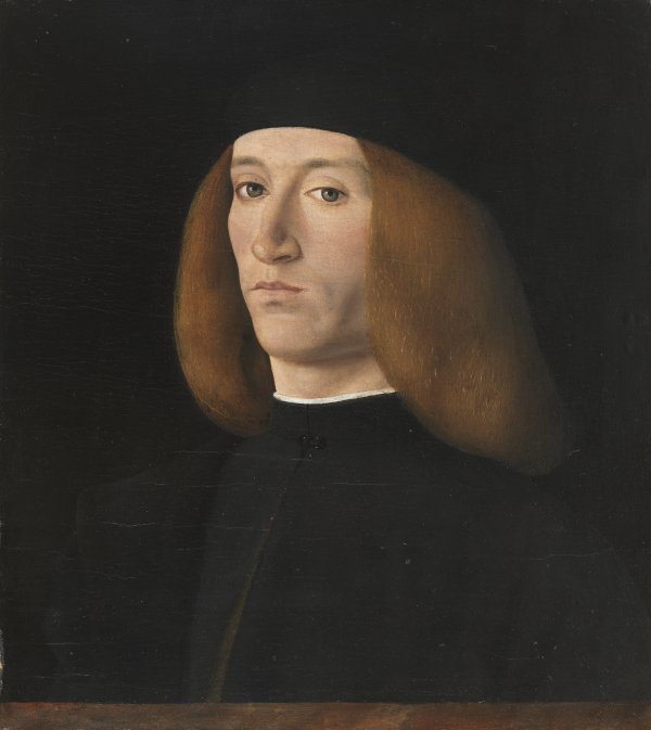 Portrait of a Young Man - Solario, Andrea. Museo Nacional Thyssen ...