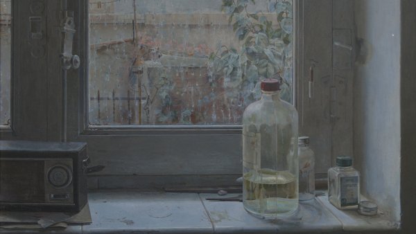 Window with Rain, 1970